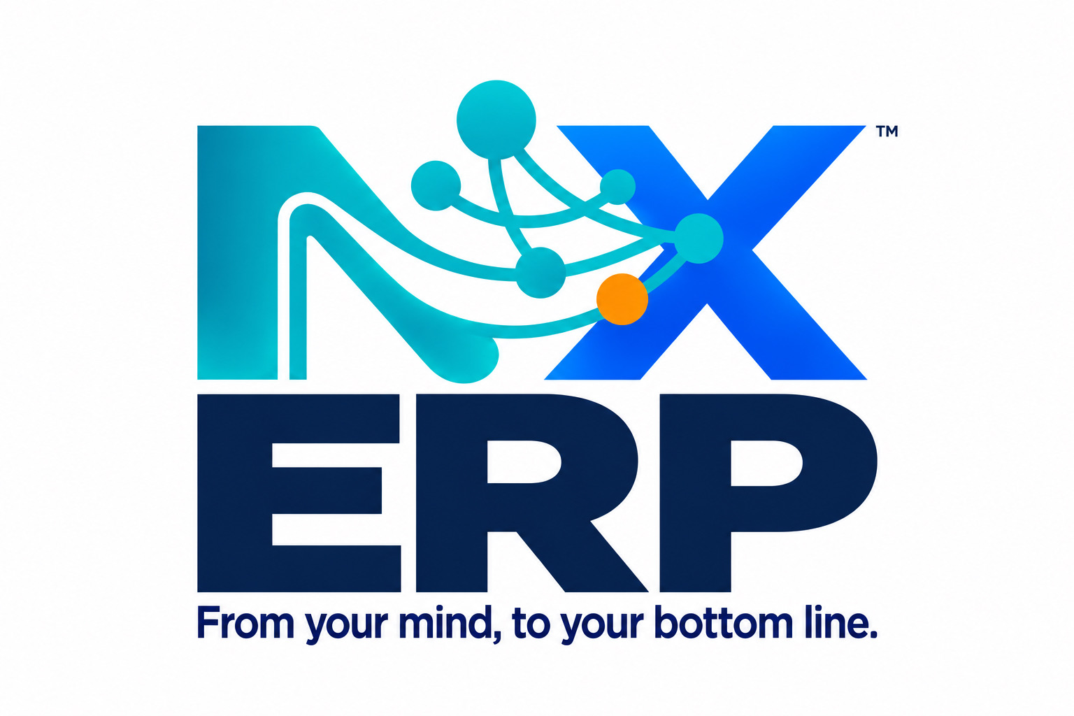 Original NX ERP logo and tagline